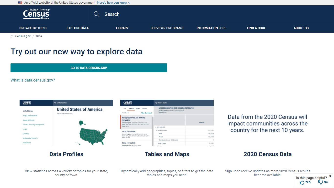 Data - Census.gov